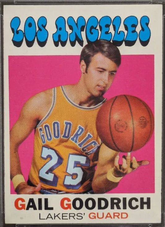 1971 Topps Gail Goodrich PSA 7 NM #121 Los Angeles Lakers